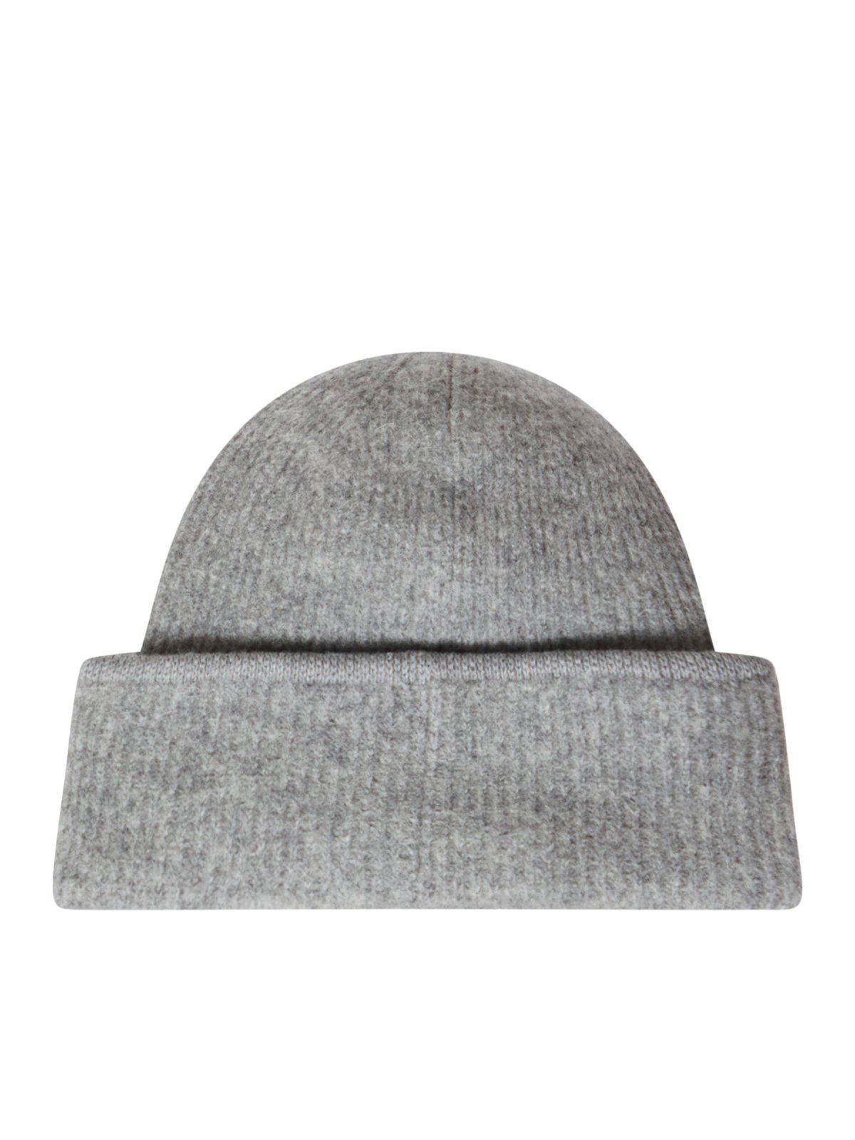 Jacquemus Logo Patch Ribbed Beanie