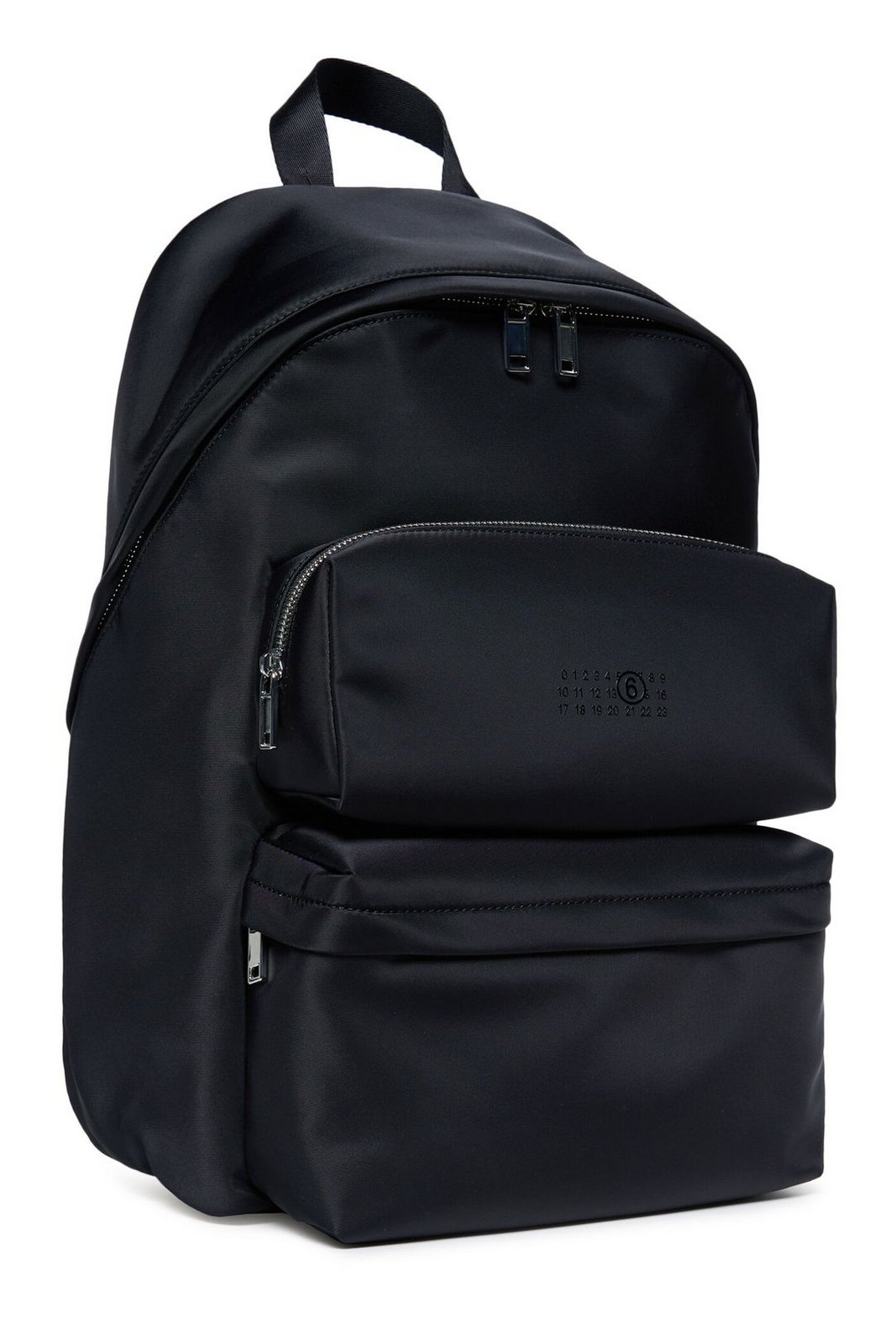 MM6 Maison Margiela Kids Numeric-Logo Zip-Up Backpack