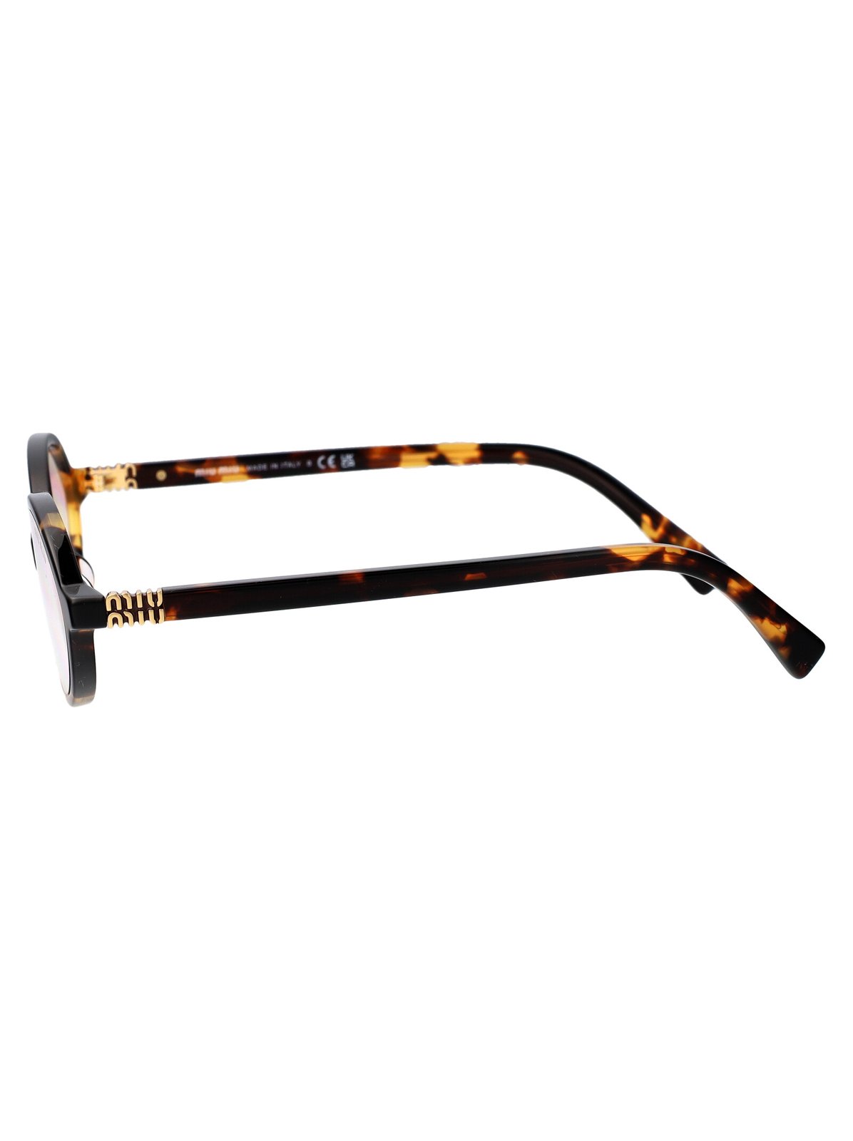 Miu Miu Eyewear Oval Frame Glasses