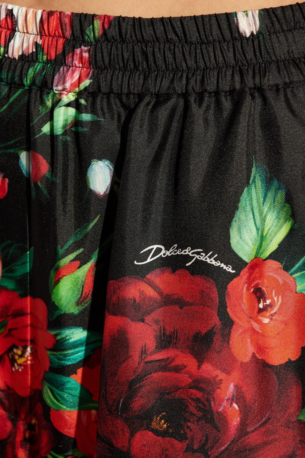 パンツ DOLCE & GABBANA ROSE PRINT SATIN PAJAMA PANTS Satin pajama pants with rose print in Print for Women