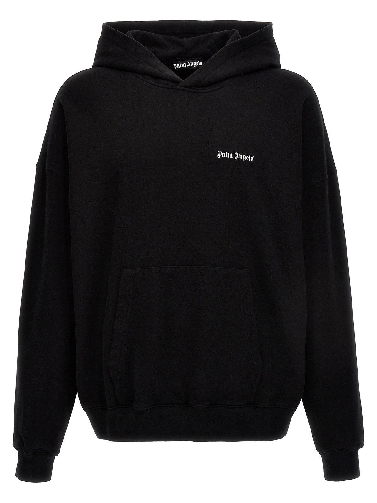 Palm Angels Logo Embroidered Hoodie