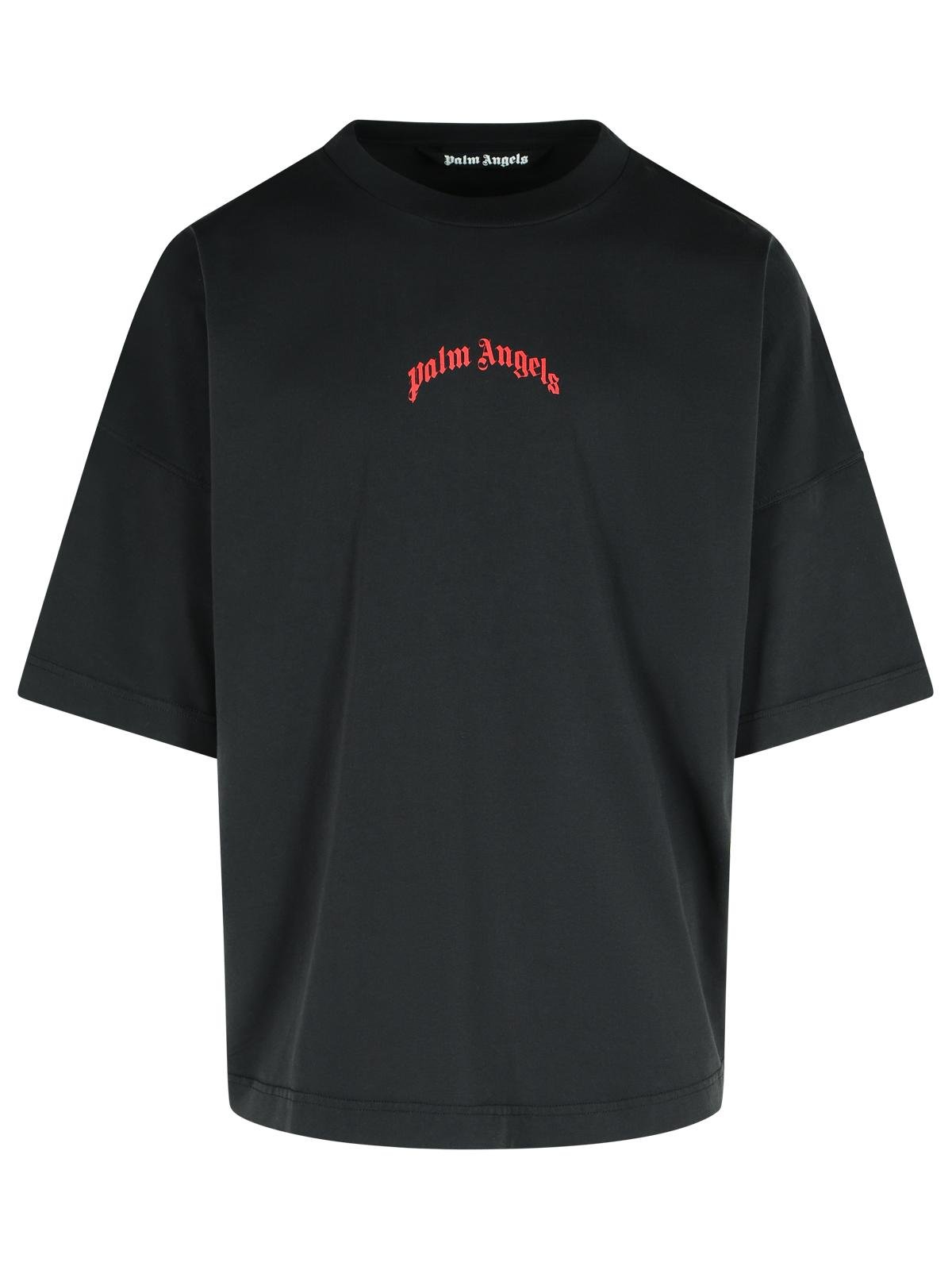 Palm Angels Back Curved Logo T-Shirt