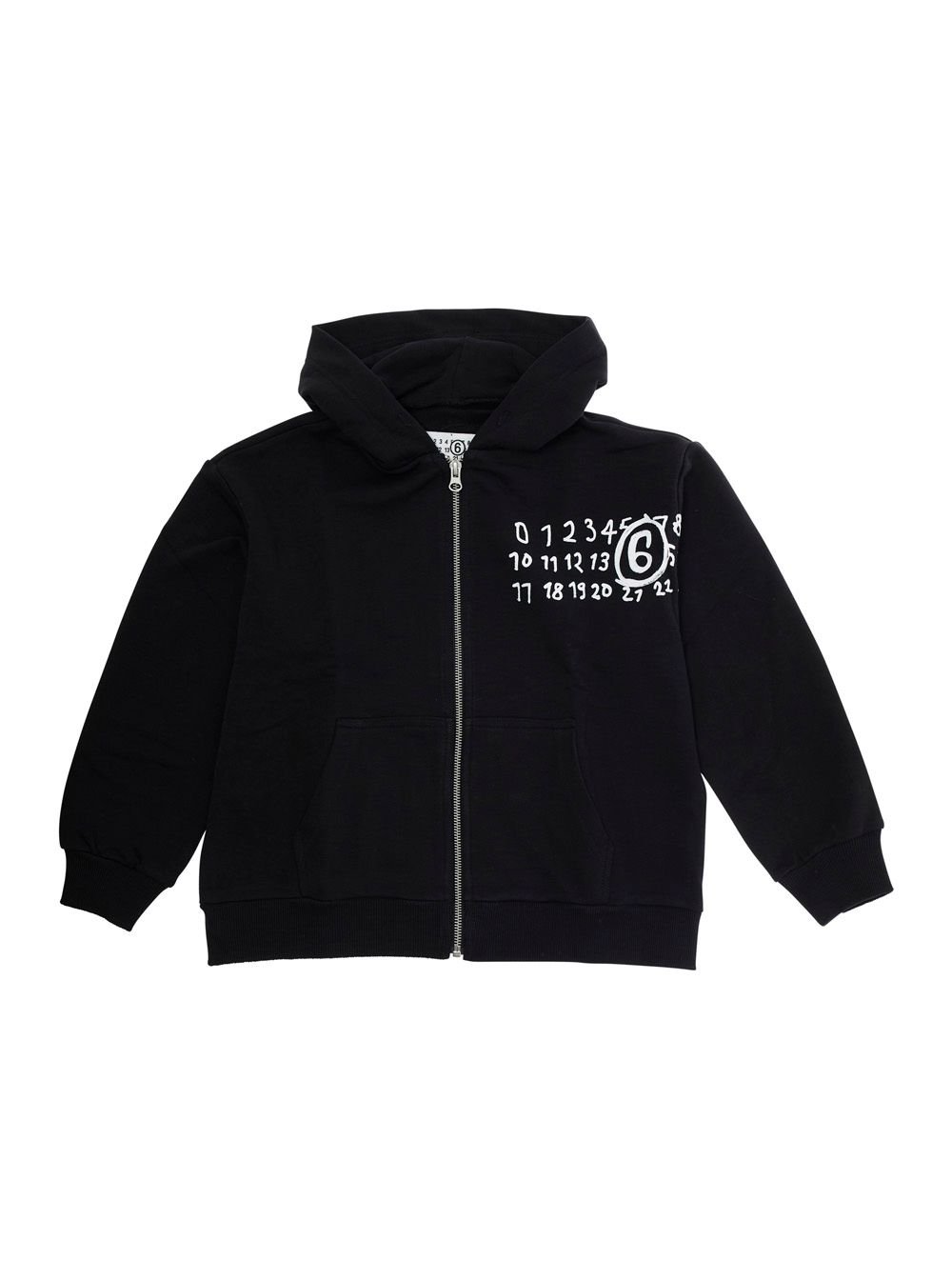 MM6 Maison Margiela Kids Zip-Up Hoodie