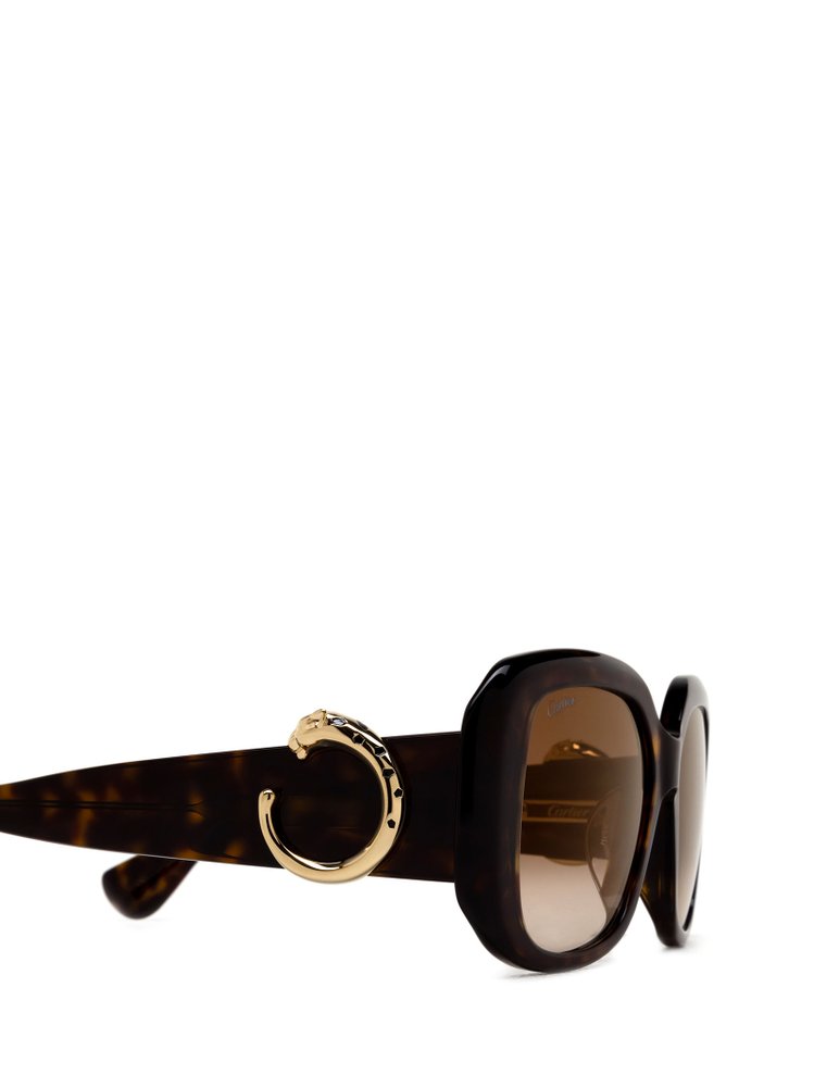CARTIER スクエアフレムサンクラス CT0471SA 004 Cartier Panthere C CT0471SA 004 Sunglasses - US