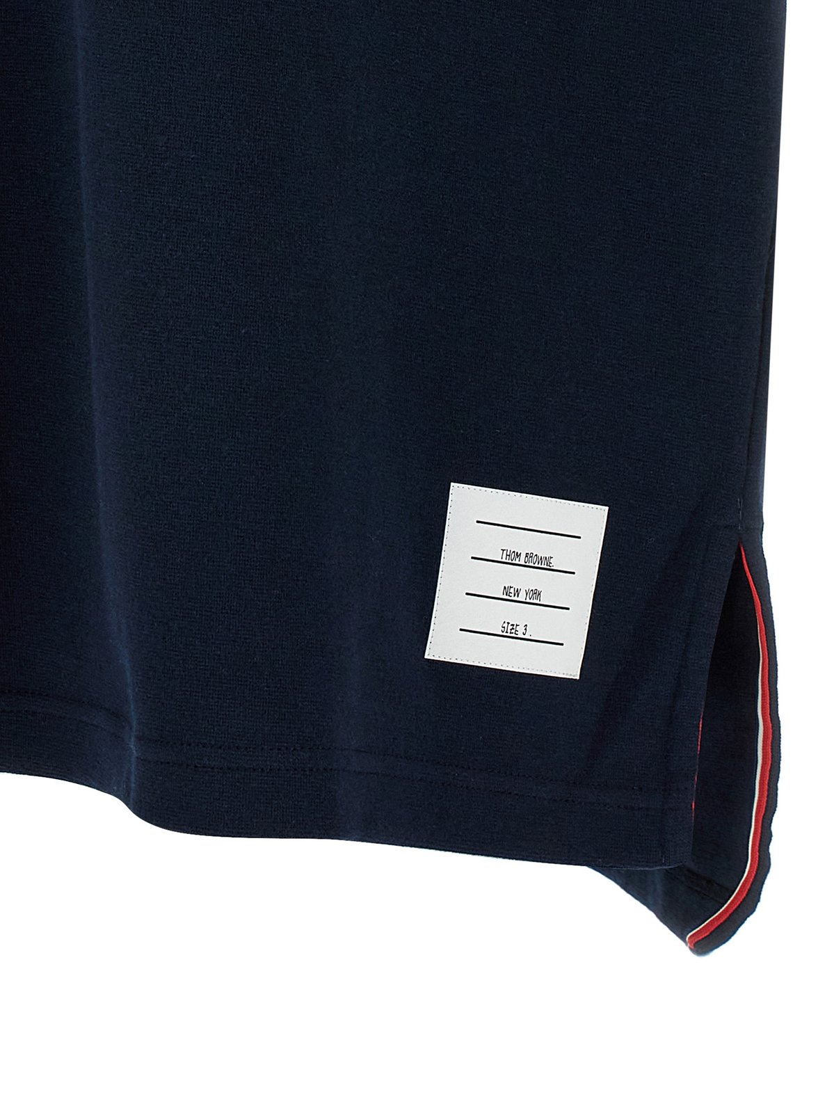 Thom Browne RWB-Striped Short Sleeved Polo Shirt