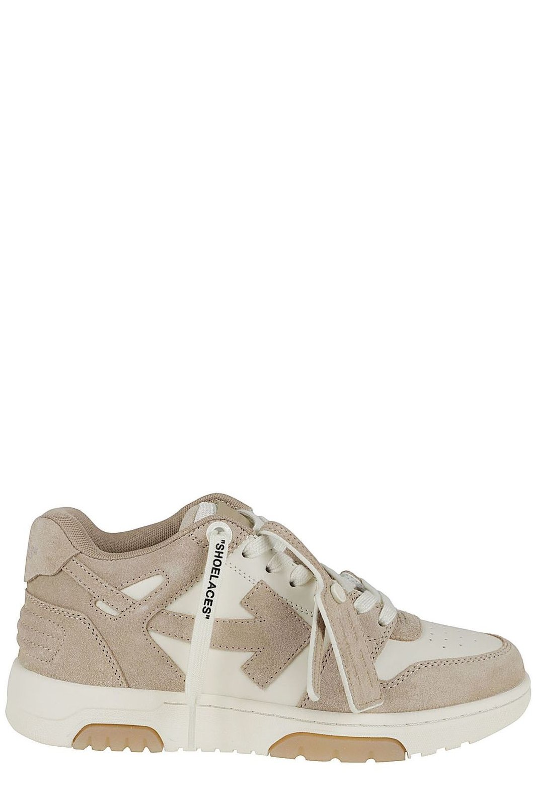 오프화이트 Out Of Office 레이스업 스니커즈 OWIA259F25LEA004 6160BEIGEBR