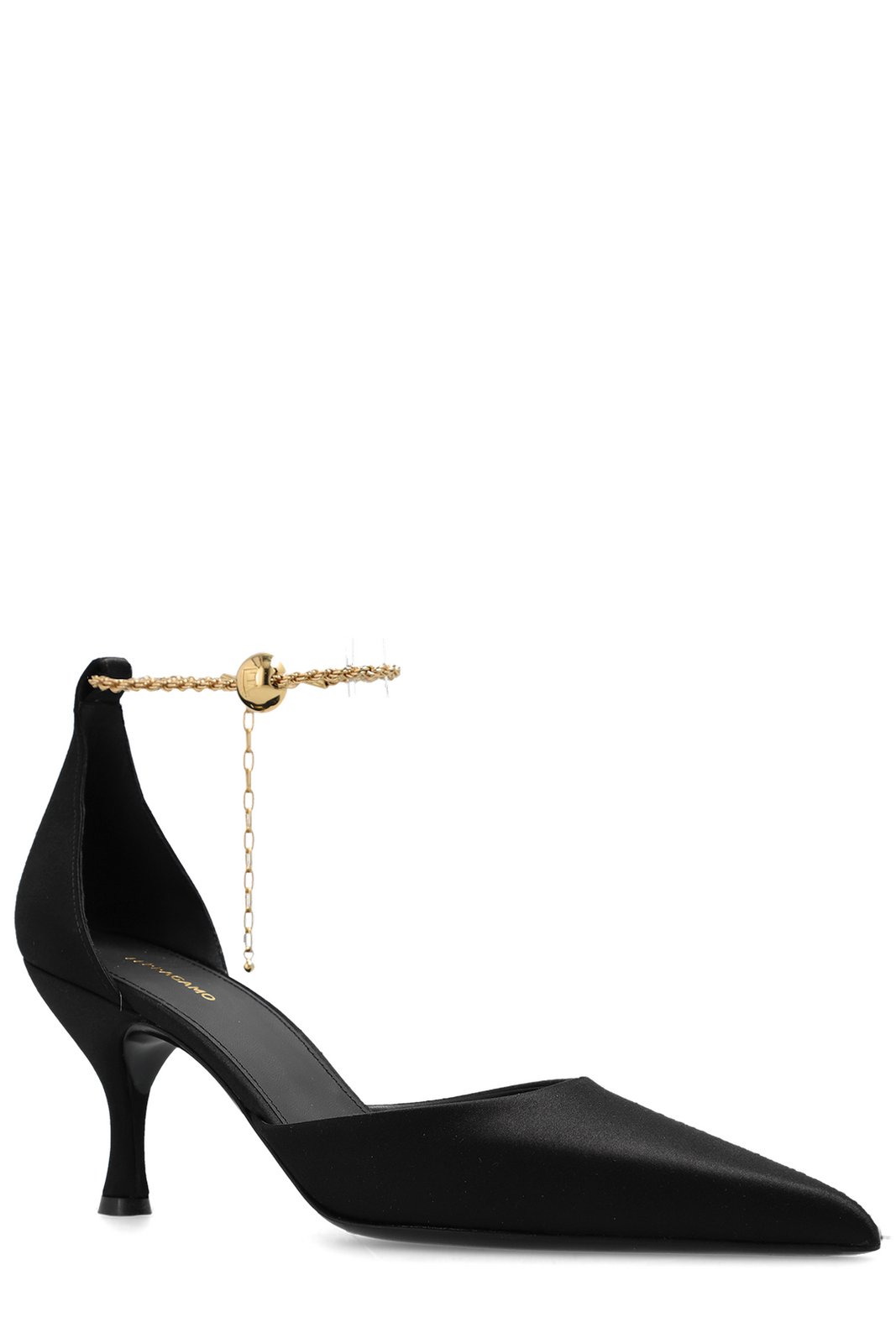 Ferragamo Ankle Chain Pumps