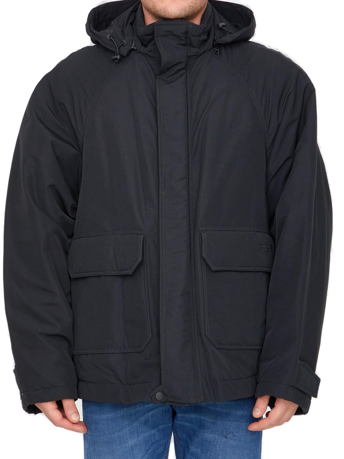 ジャケット・アウター BALENCIAGA BB Icon Kick Parka Balenciaga BB Icon Kick Parka Coat | Black | FARFETCH