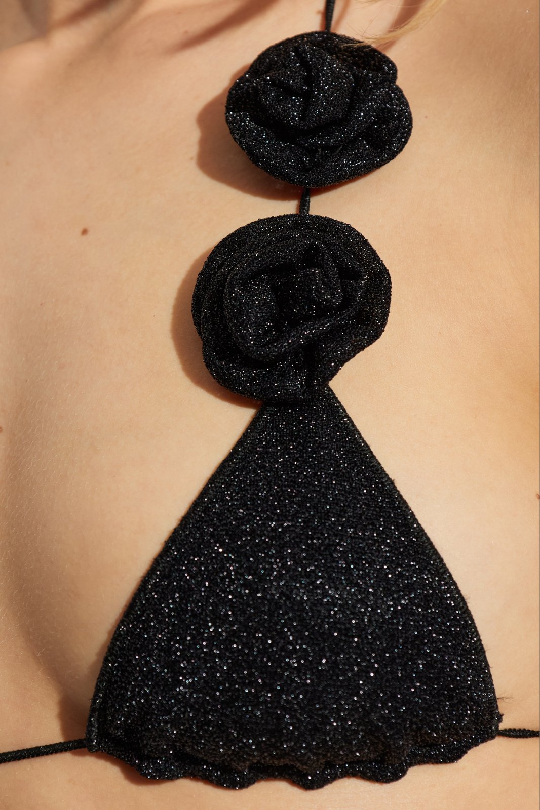 Oséree Metallic Finish Bikini Set