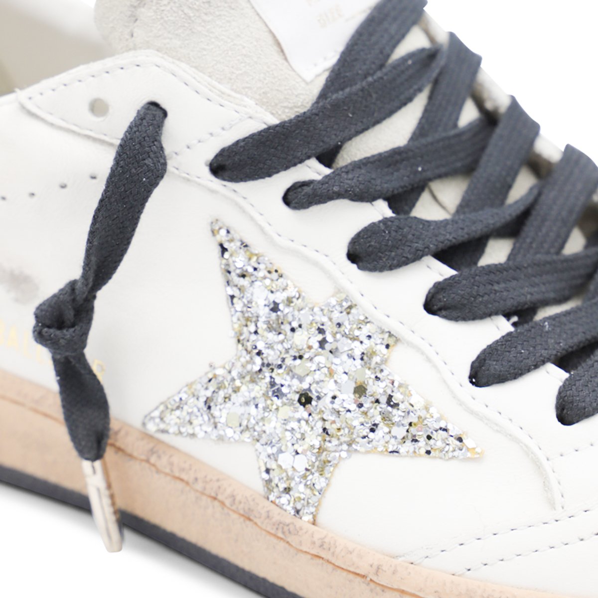 Golden Goose Deluxe Brand Ballstar Glittered Sneakers