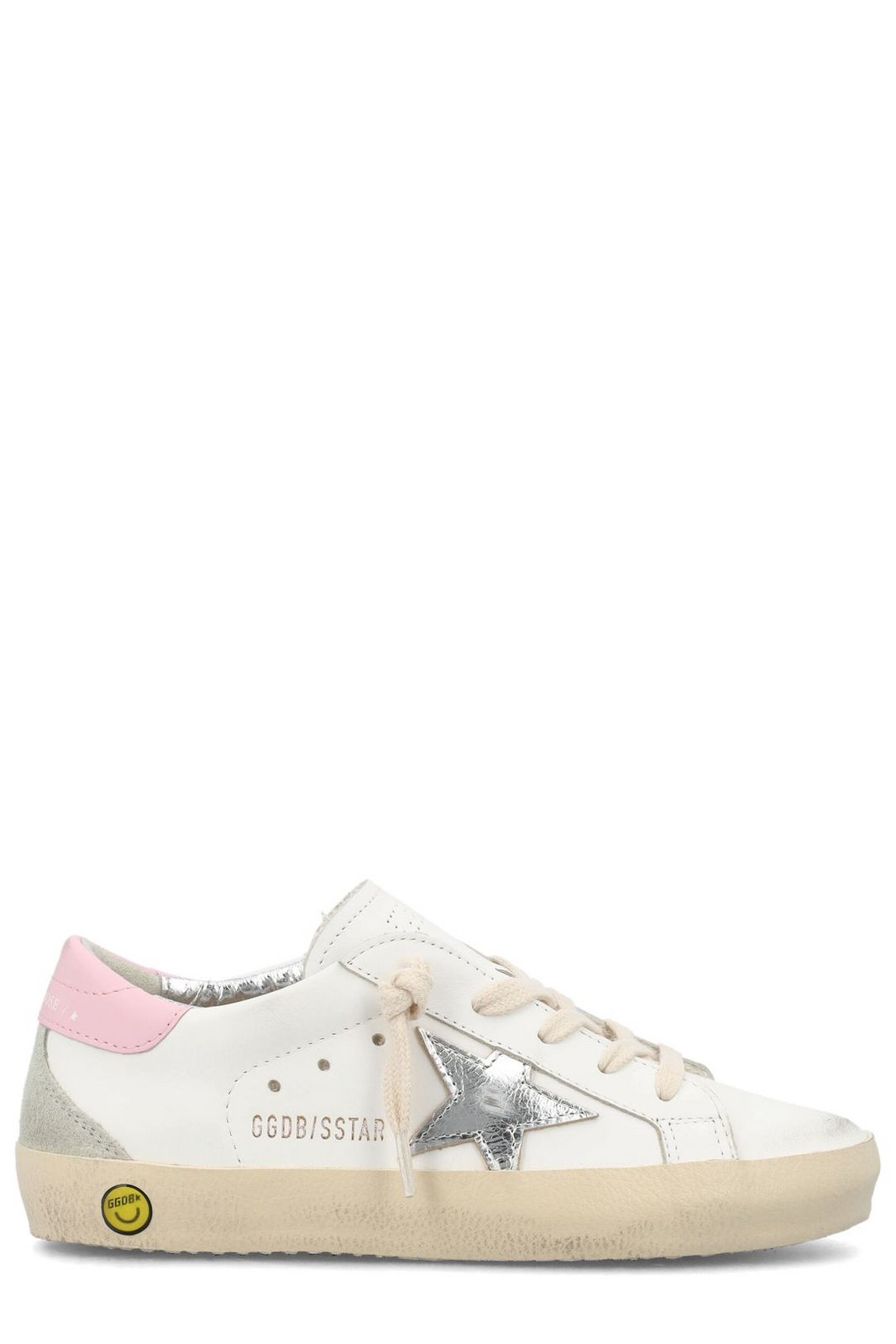 Golden Goose Kids Star Patch Lace-Up Sneakers
