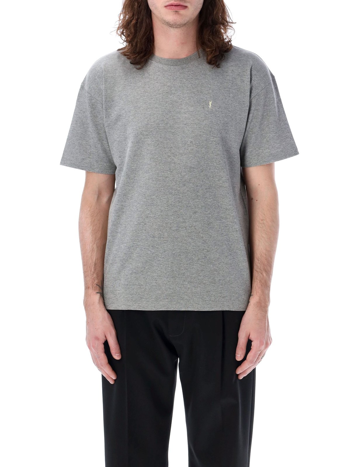 Saint Laurent Cassandre Crewneck T-Shirt