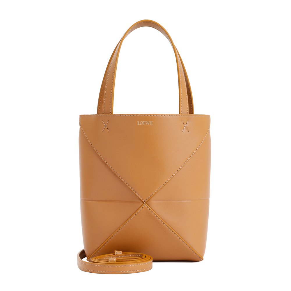 美品【Loewe】マルチカラー レザー トートバッグ LOEWE - ロエベ シェル スモール トート ハンドバッグ