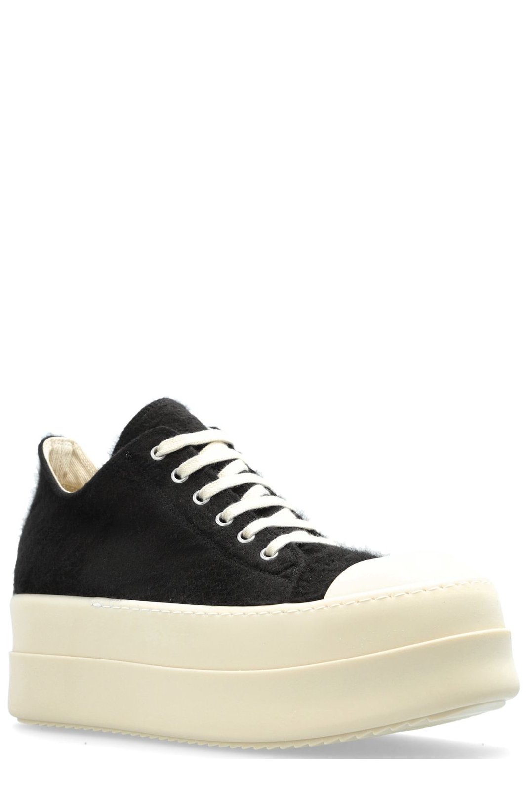 Rick Owens DRKSHDW Round Toe Lace-Up Sneakers