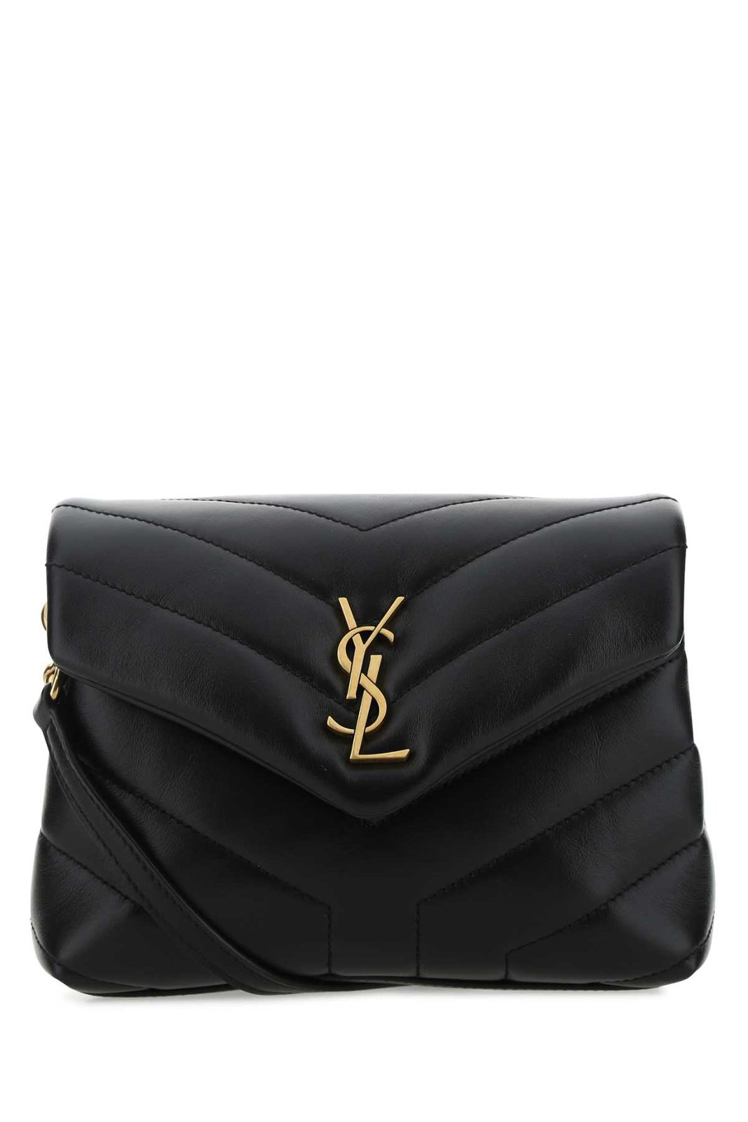 Saint Laurent Loulou Toy Logo Plaque Shoulder Bag