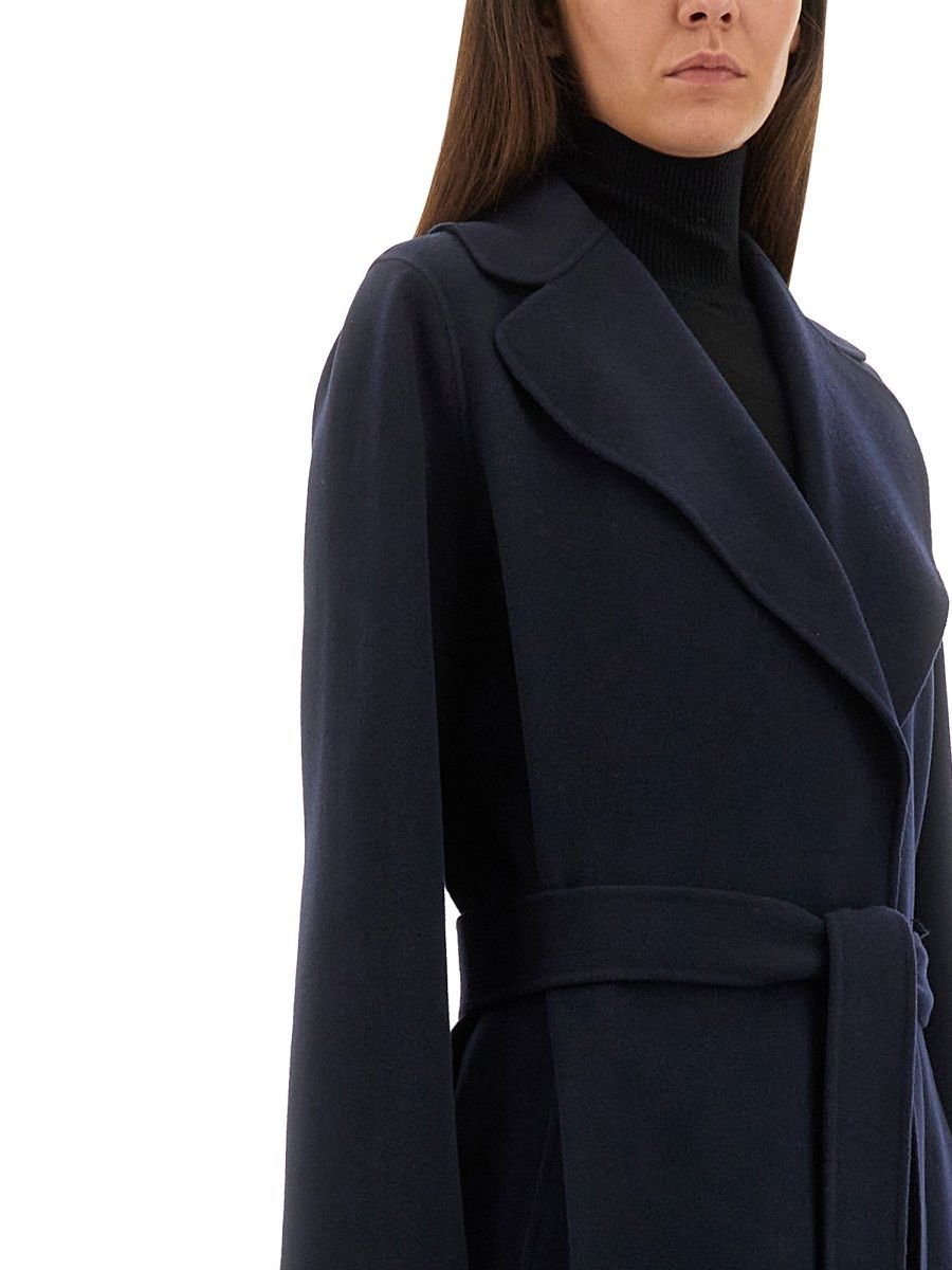 'S Max Mara Poldo Belted Long-Sleeved Coat