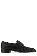 The Row Pleated-Effect Loafers