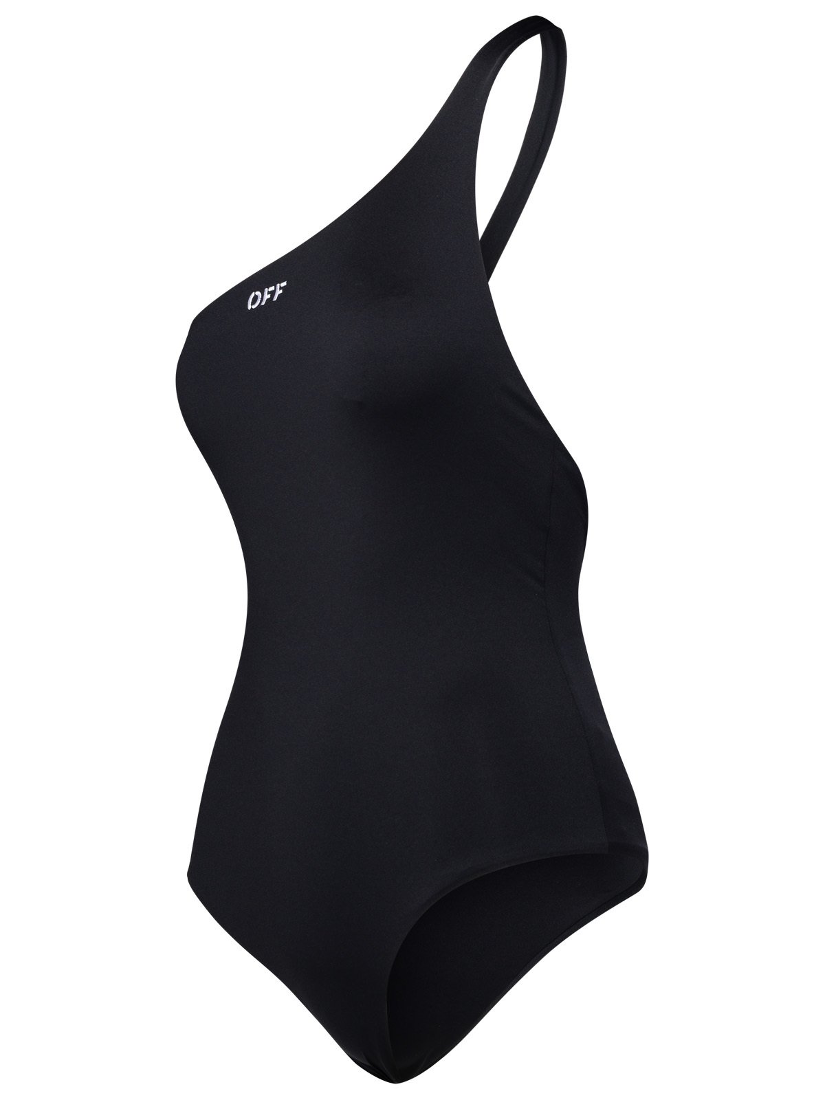 Off-White Logo Printed High-Cut Swimsuit