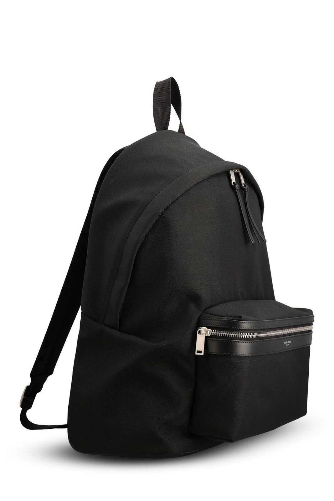 Saint Laurent Logo Stamp Zip-Up Backpack