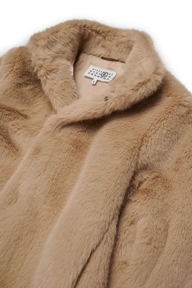 MM6 Maison Margiela Kids 퍼 자켓