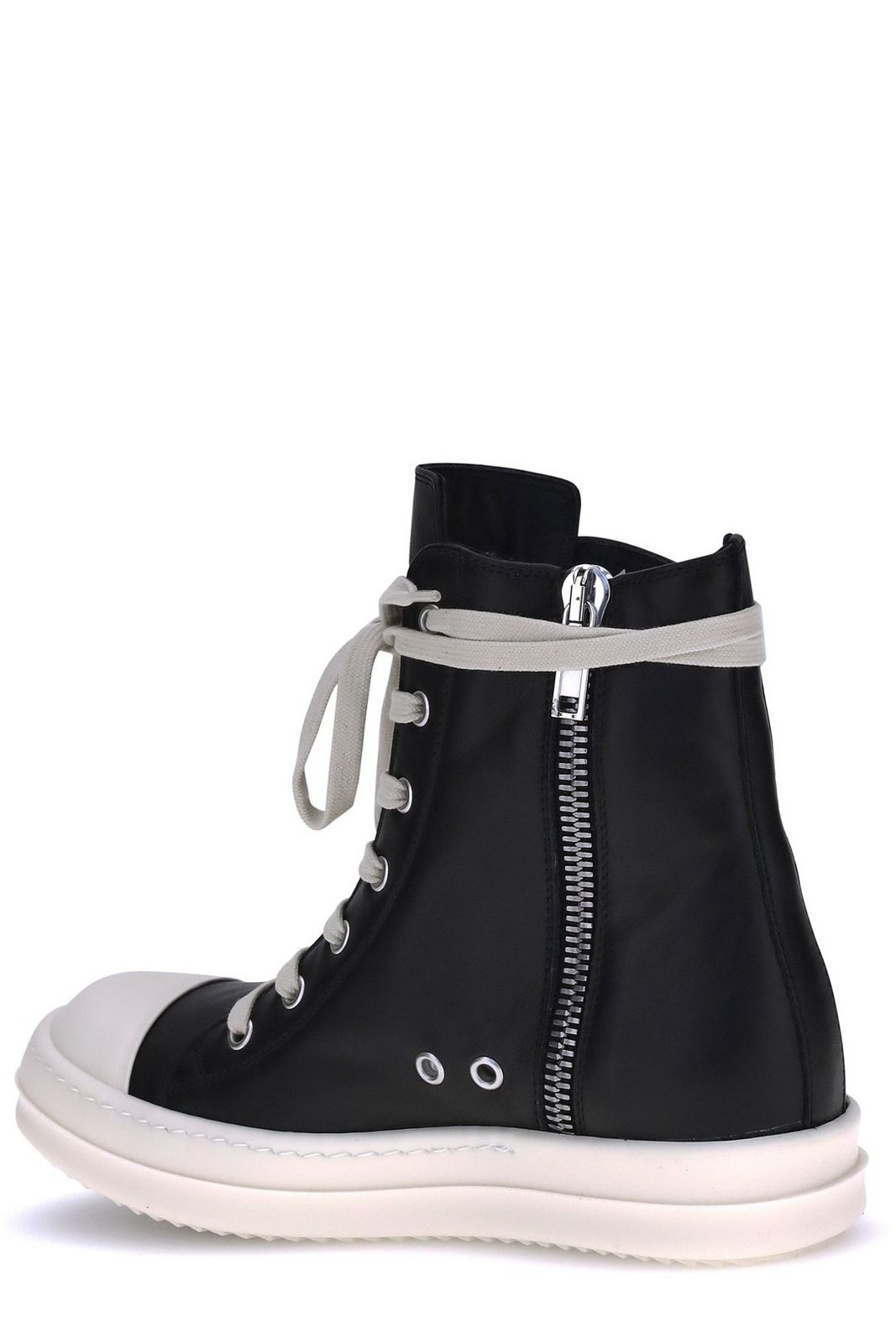 Rick Owens High-Top Lace-Up Sneakers