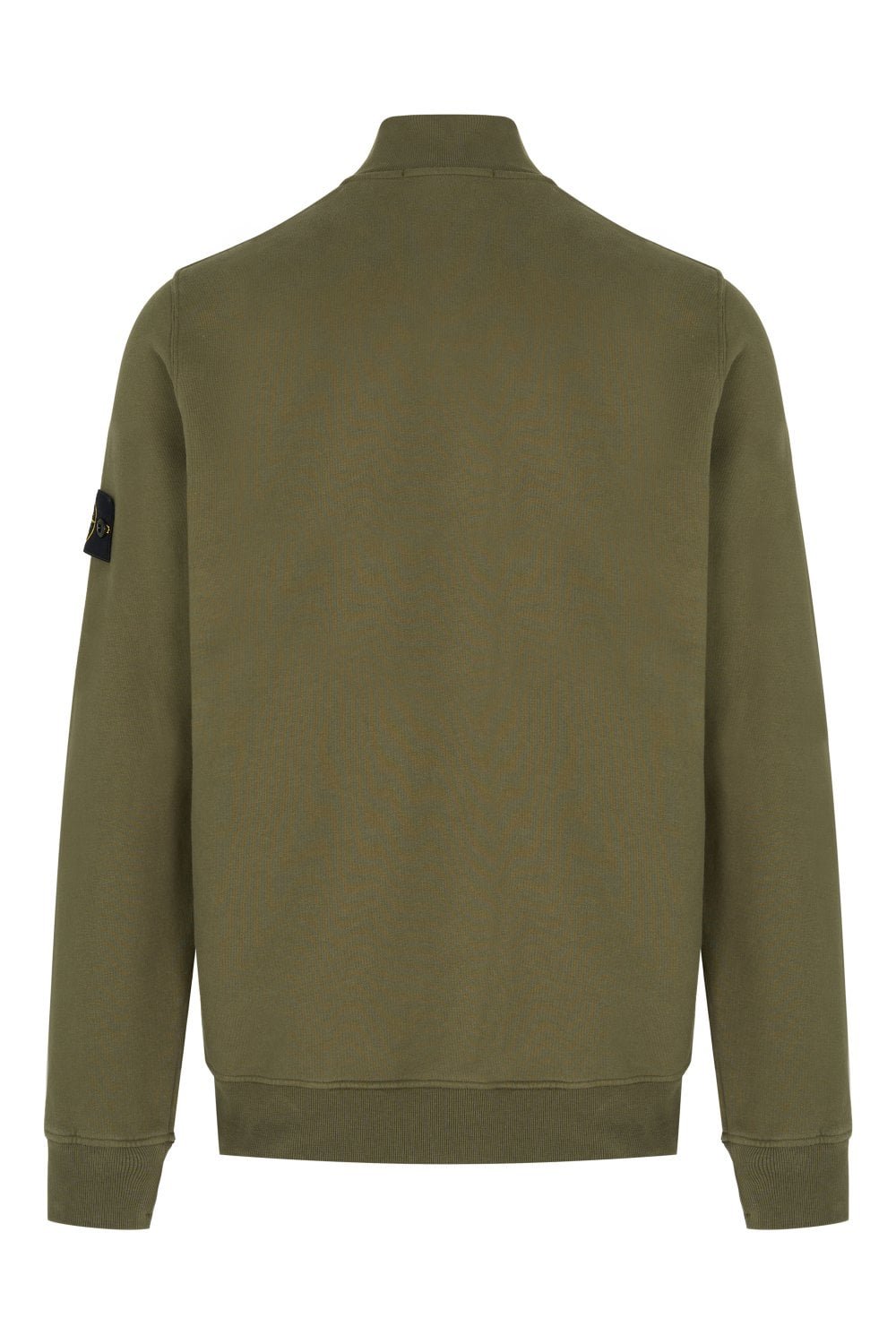 Stone Island Logo Patch Half-Zipped Sweatshirt