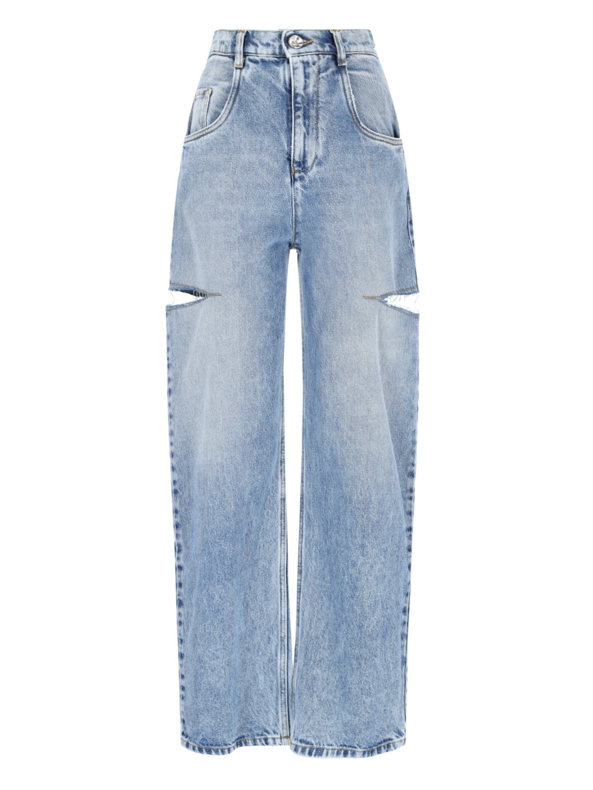 Maison Margiela Cut-Out Detailed Jeans