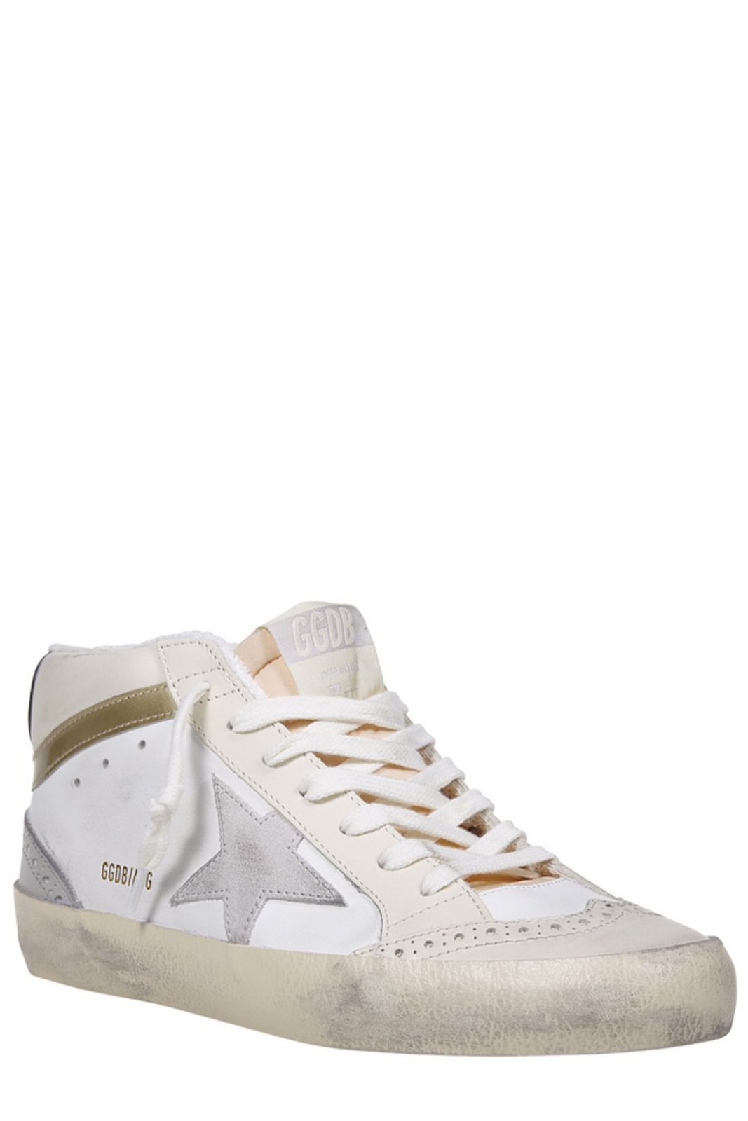 Golden Goose Deluxe Brand Mid-Star Lace-Up Sneakers