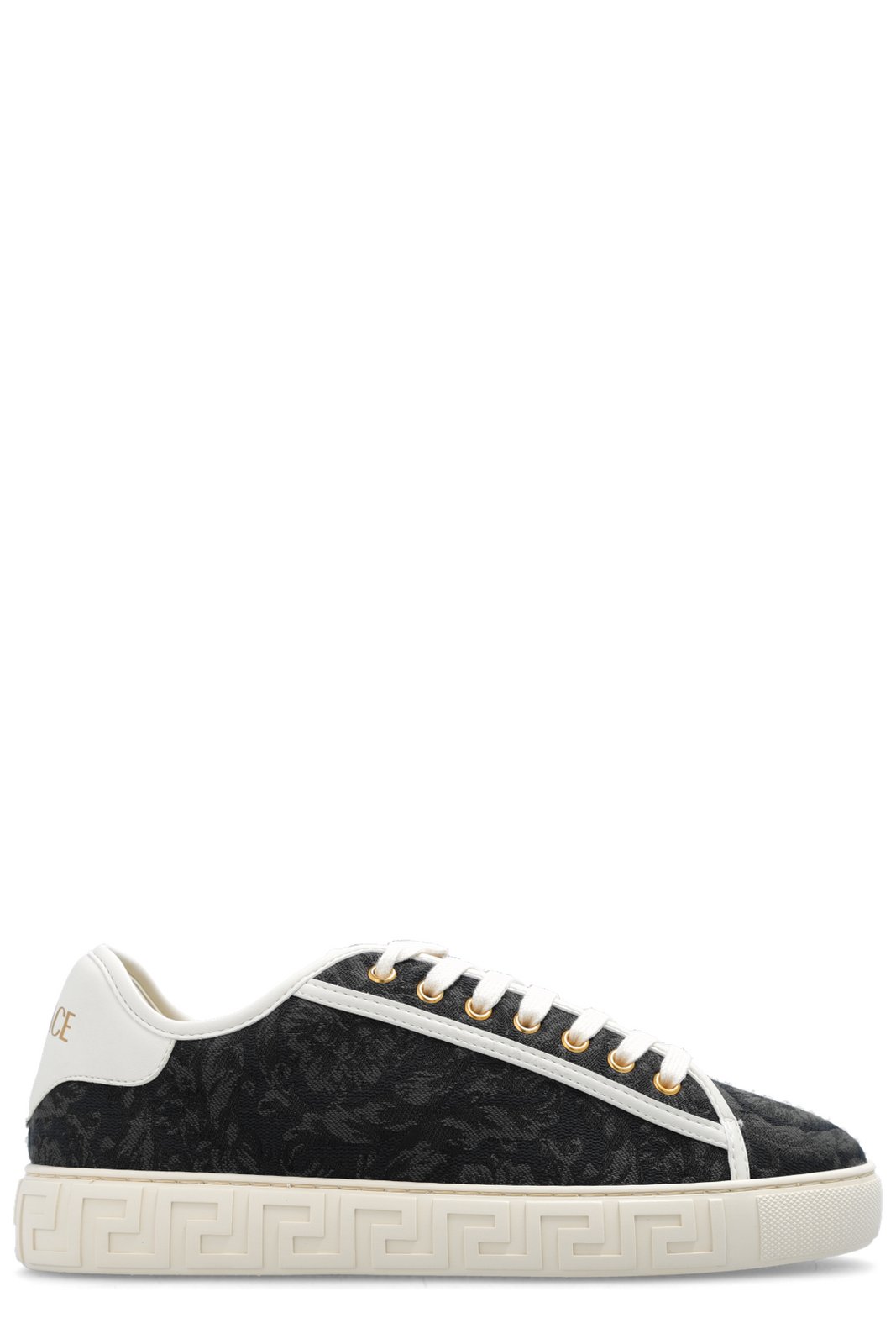 Versace Barocco Greca Lace-Up Sneakers