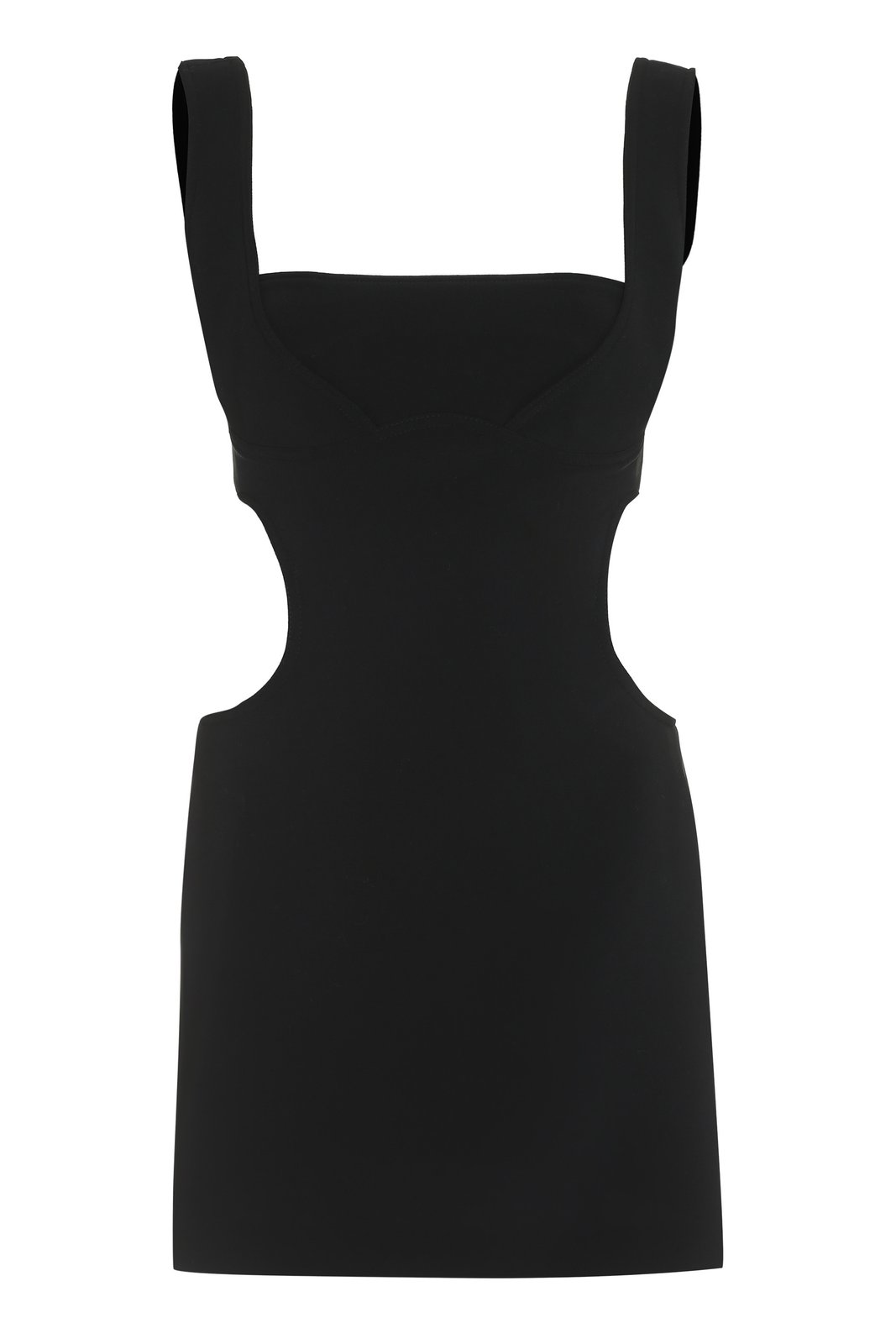 【Marine Serre】ダブルクレープ テーラードワンピース Marine Serre Double Crepe Tailored Dress – Cettire