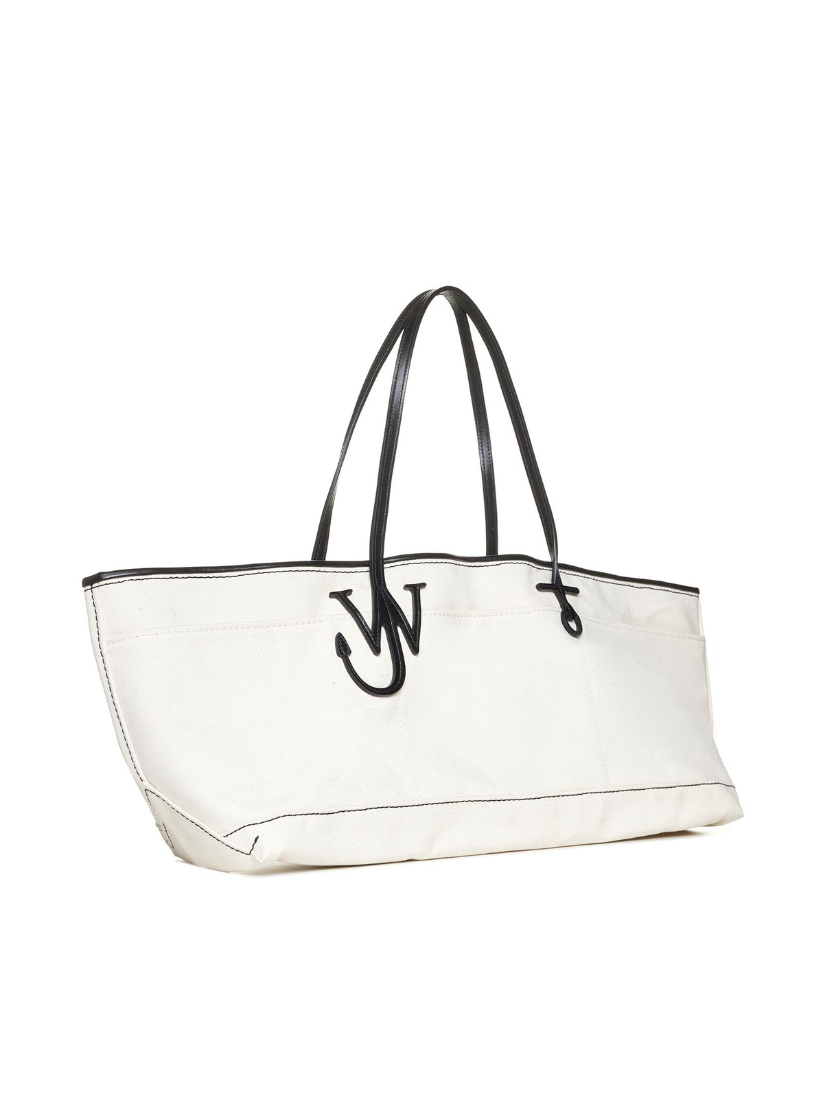 トートバッグ Belt Tote Bag - J.W. Anderson - Leather - White JW Anderson Belt Tote Bag | Neutrals | FARFETCH