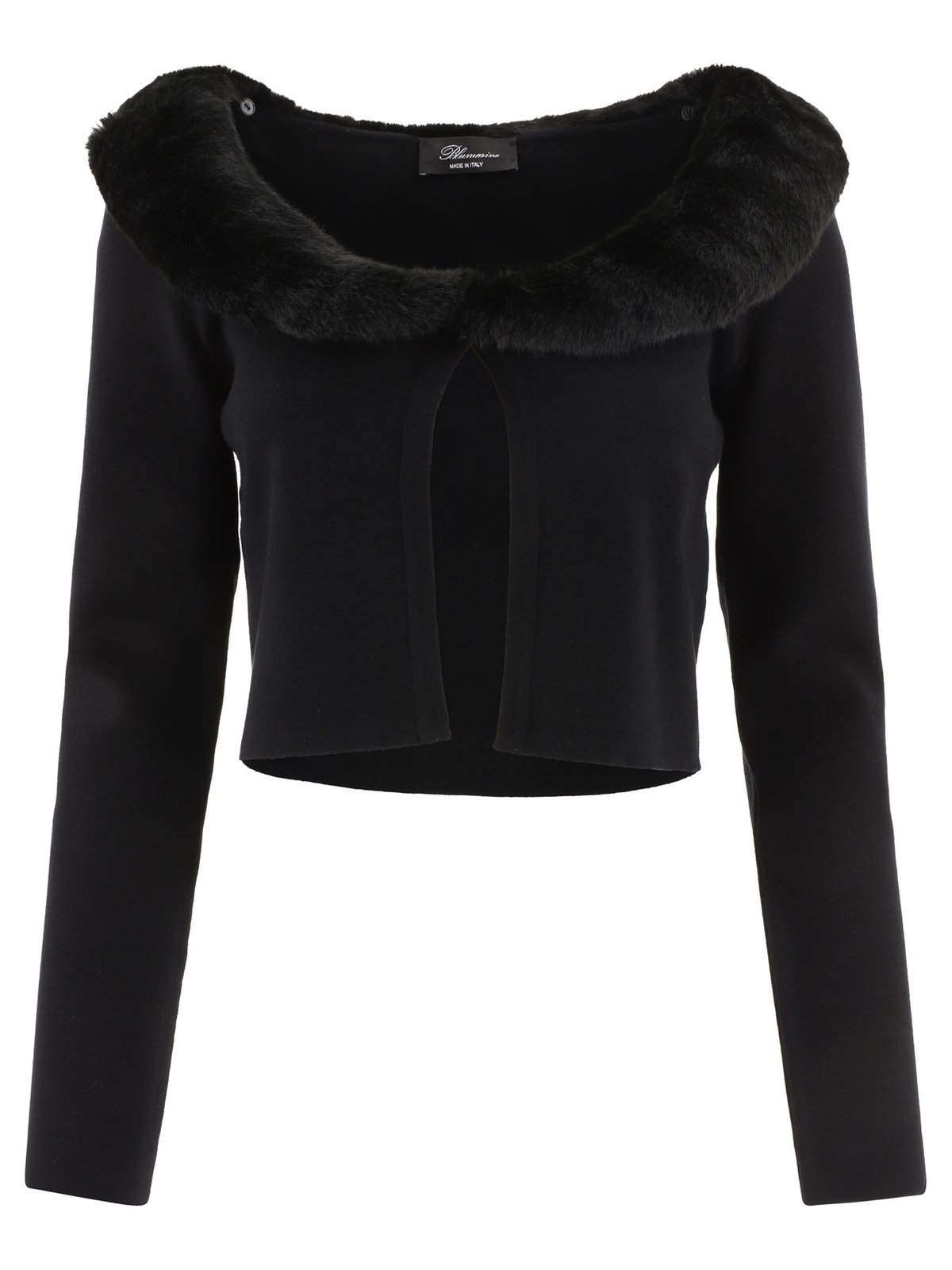 d*7様 ブルマリン　リアルファー襟ニット ブルマリン リアルファー襟ニット 【公式通販】