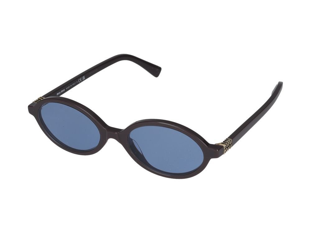 Miu Miu Oval Frame Full Rim Sunglasses