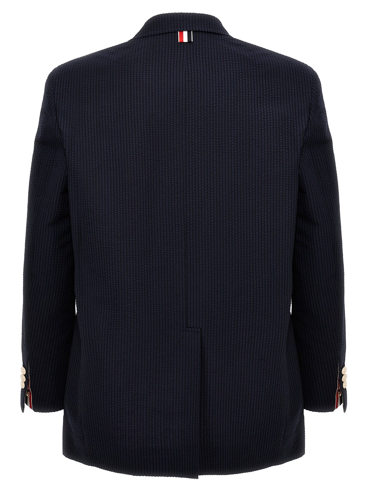 ジャケット THOM BROWNE Single-breasted seersucker blazer Thom Browne Thom Browne Single Breasted Seersucker Blazer