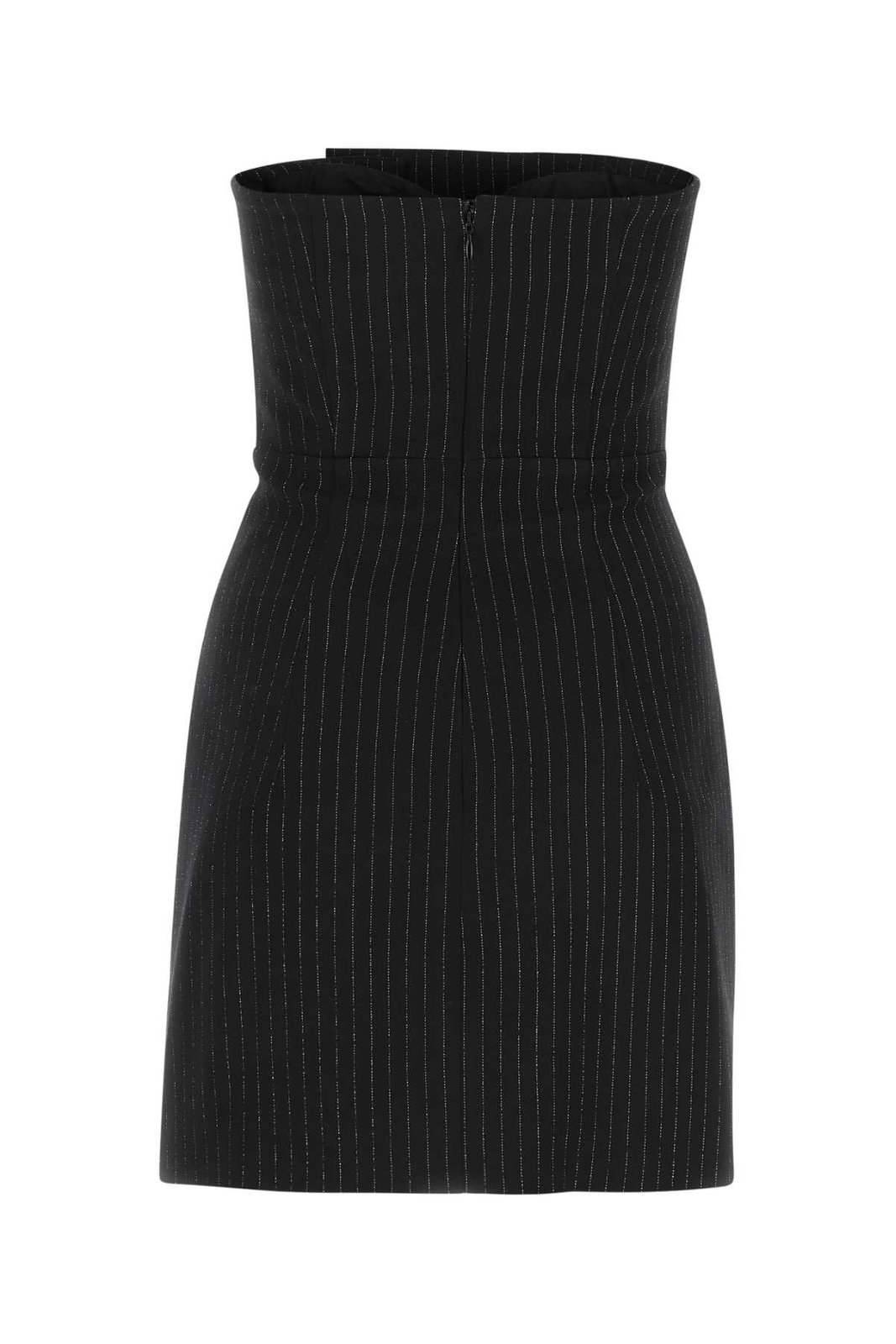 ワンピース ALESSANDRA RICH - TLIGHT WOOL LUREX BUSTIER MINI DRESS Alessandra Rich Lurex Pinstriped Bustier Mini Dress – Cettire