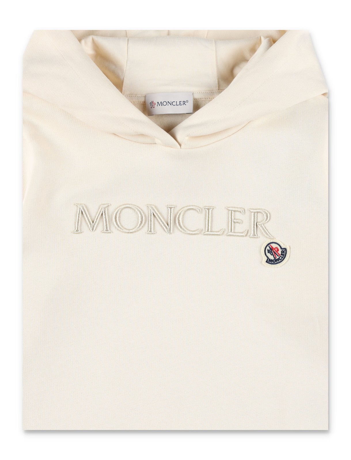 Moncler Enfant Logo Embroidered Hoodie