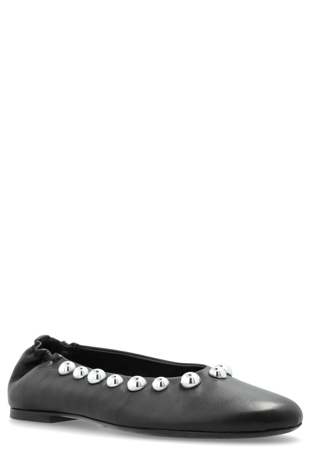 Iro Studded Round Toe Ballet Flats