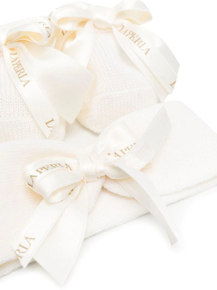 La Perla Kids 부티와 헤드밴드 선물 상자