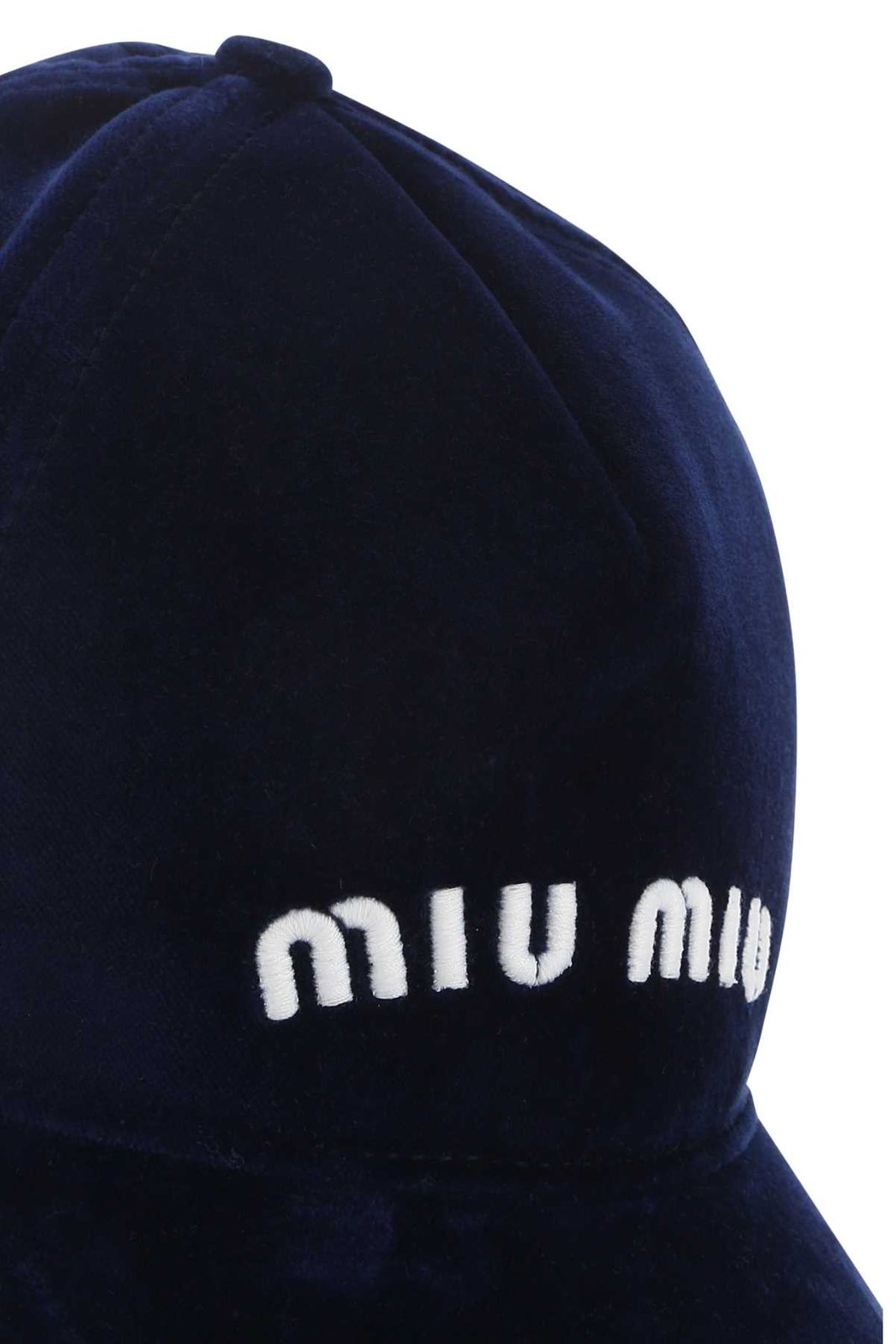 Miu Miu Logo Embroidered Baseball Cap – Cettire