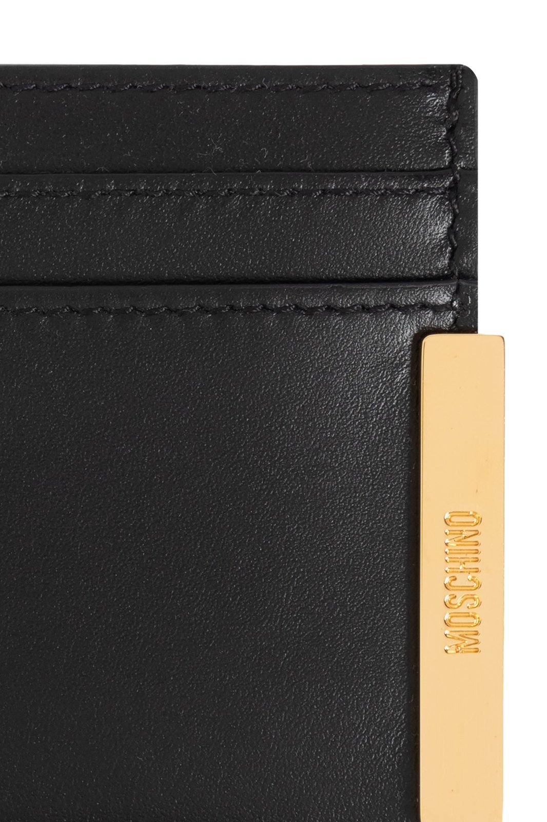 Moschino Logo Engraved Card Holder