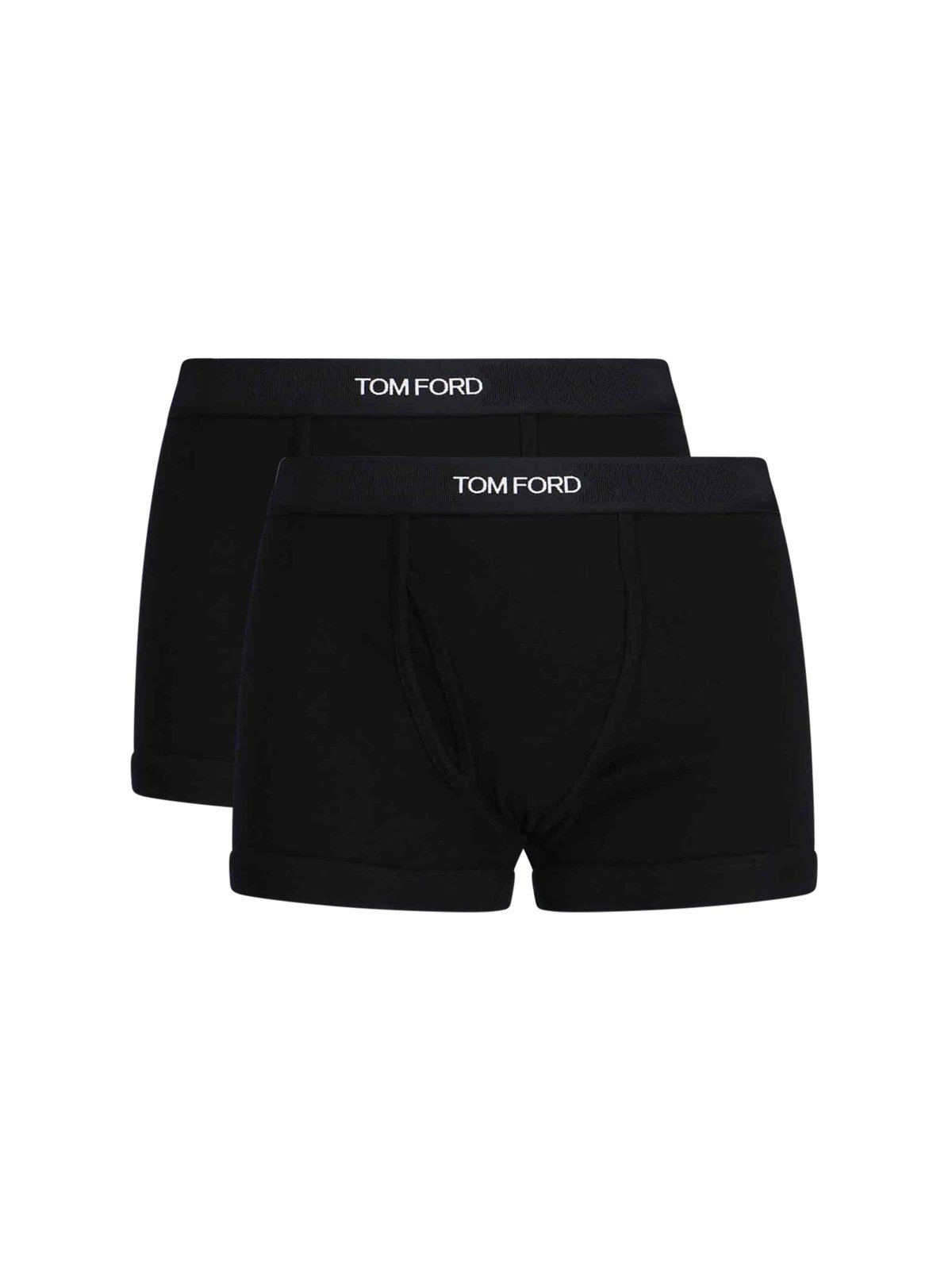 Tom Ford Logo Waistband Pack Of Two Boxers