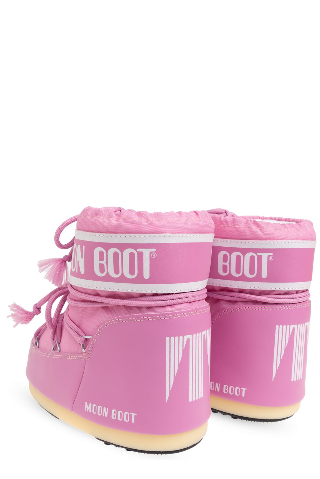 Moon Boot Kids Icon Logo Printed Lace-Up Boots