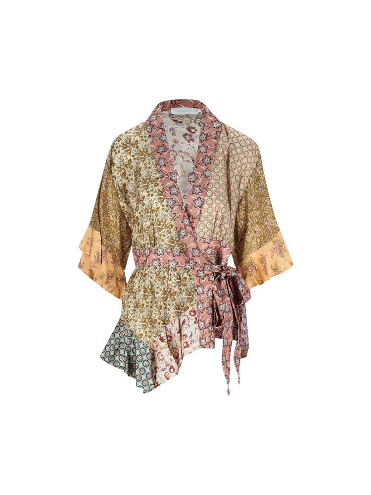 ZIMMERMANN 페어라이트 스카프 랩 탑