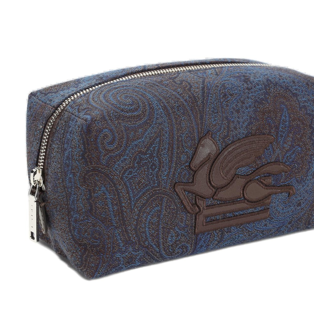 Etro Paisley Jacquard Zipped Pouch – Cettire