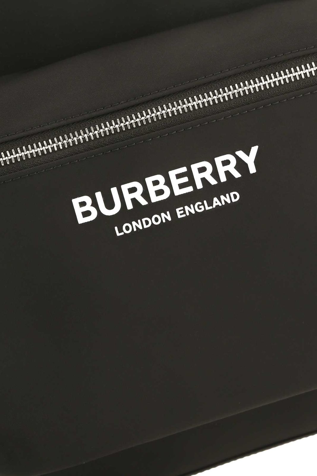 Burberry Logo Printed Zip-Up Backpack