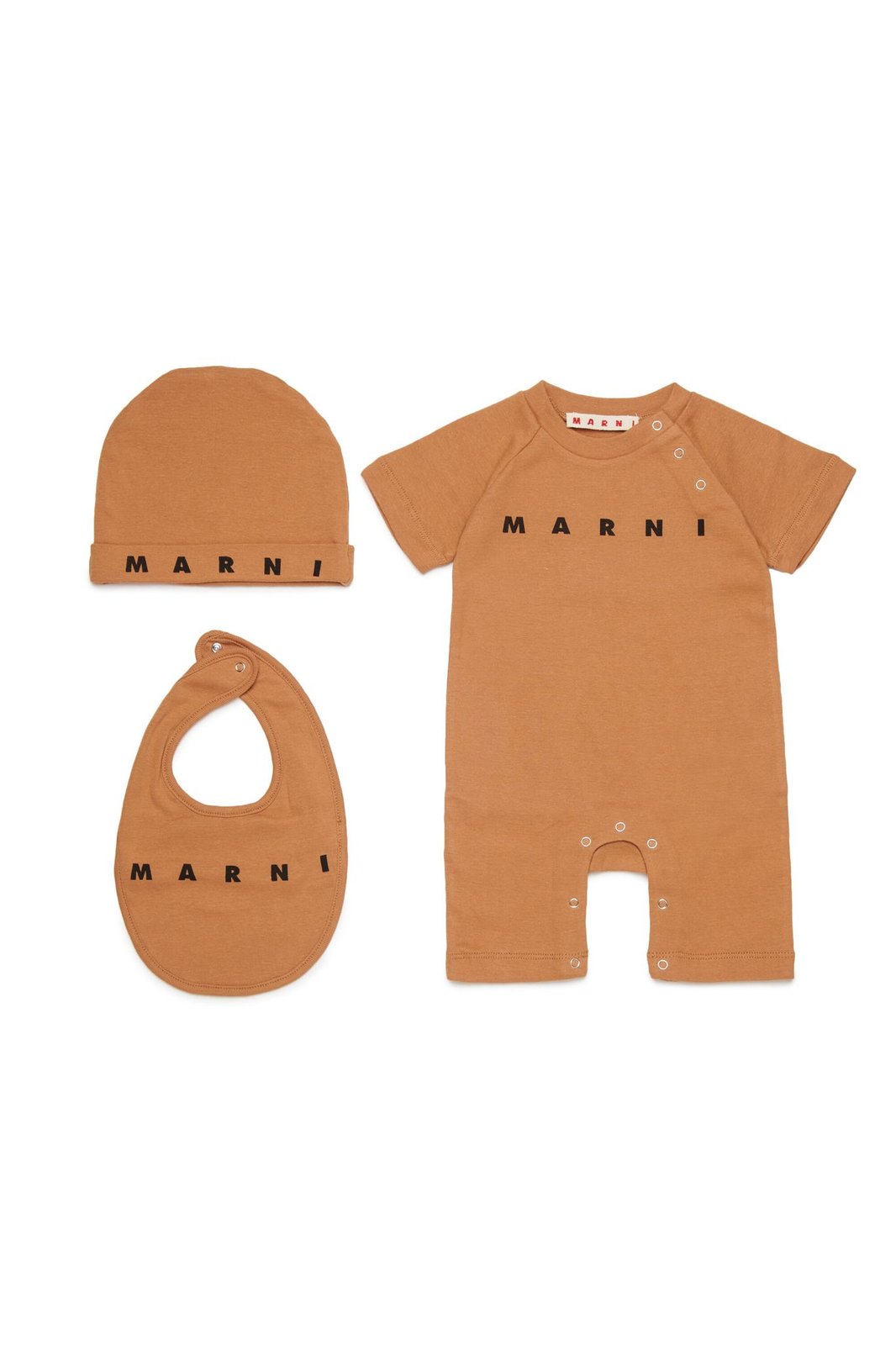 Marni Kids Logo Printed Short-Sleeved Baby Set