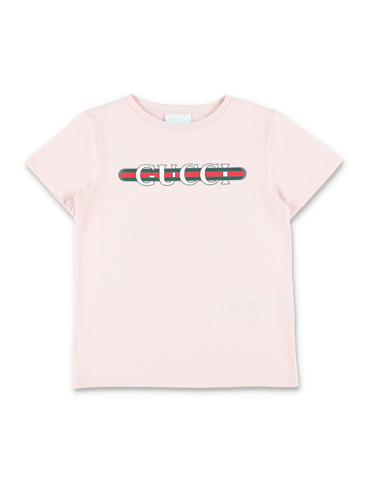 Gucci Kids Logo Printed Crewneck T-Shirt