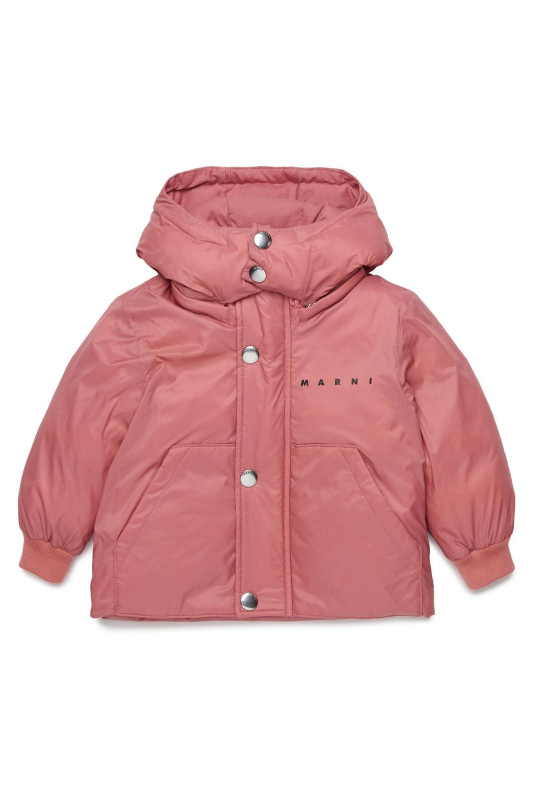 Shop Marni Kids Logo Printed Hooded Jacket on Sale at BeyondStyle