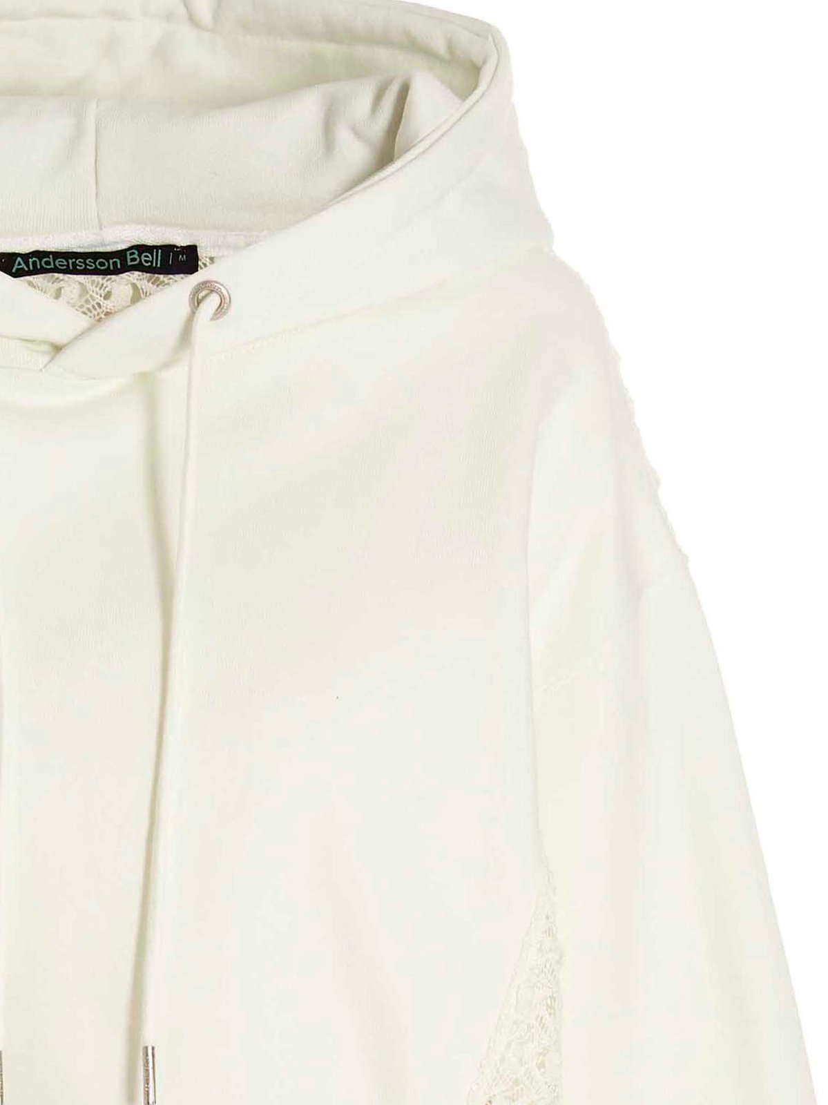 【Andersson Bell 】LaceDetailed Drawstring Hoodie Andersson Bell Lace Detailed Drawstring Hoodie – On Sale Now