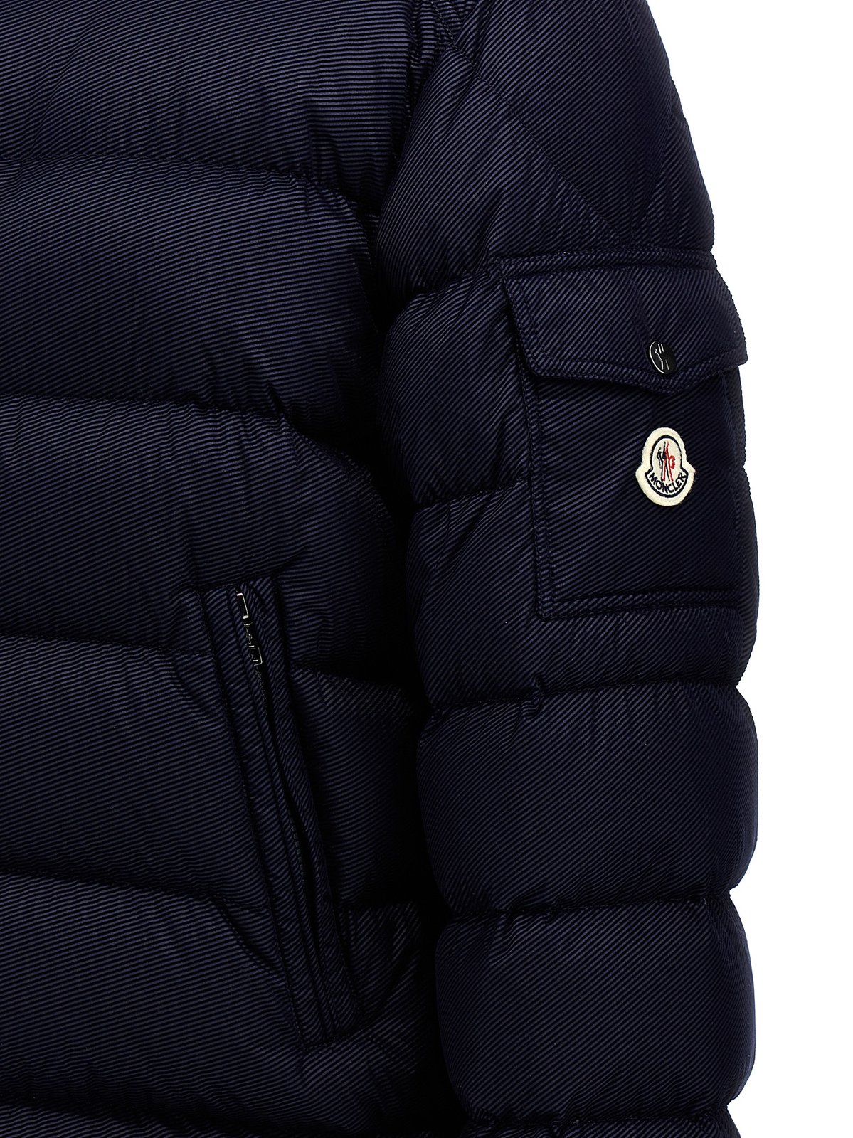 Moncler Lule Button-Up Puffer Jacket